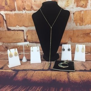 🌸 Necklace Earrings Pendant Jewelry 7 Pieces J3